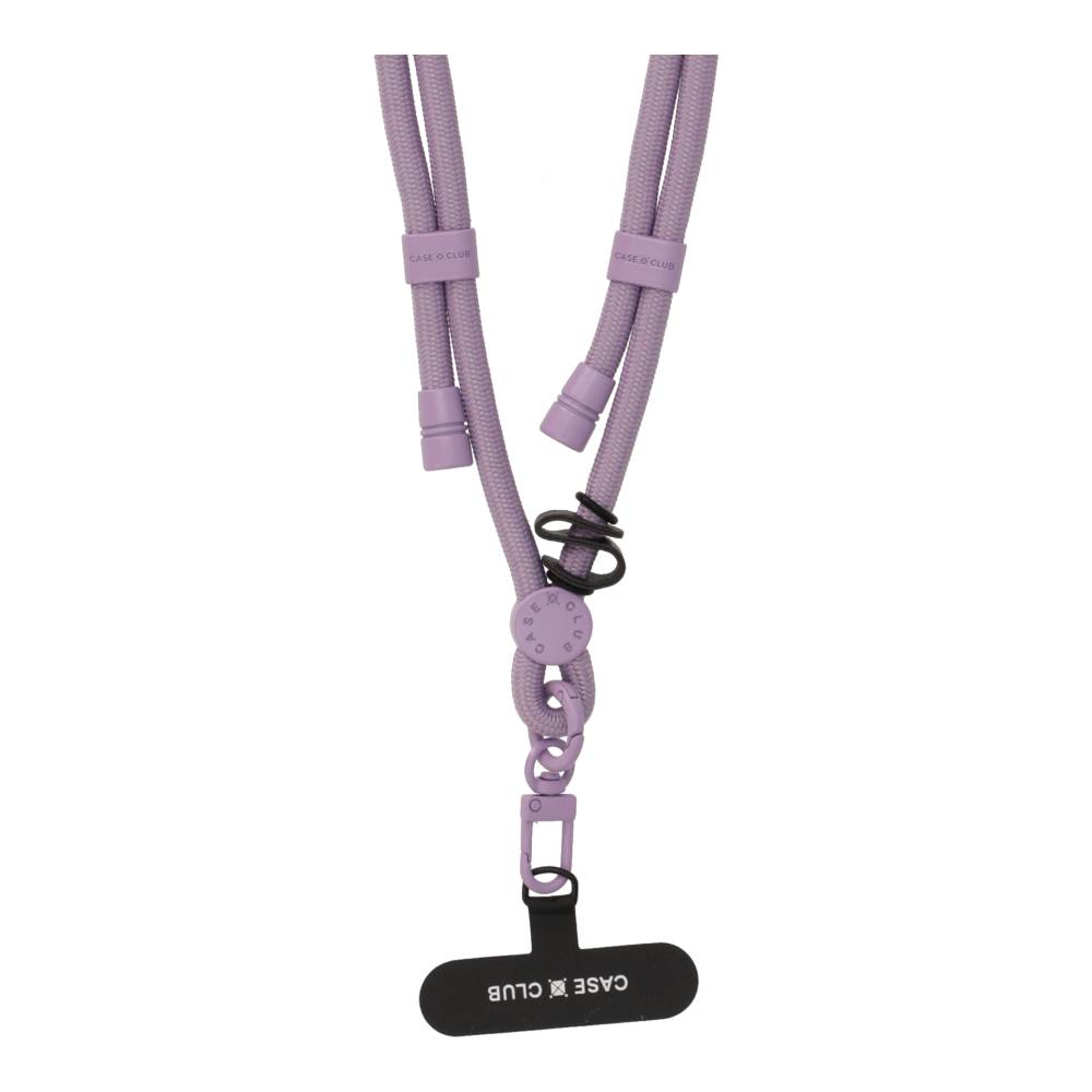 lilac rope crossbody strap